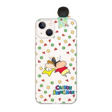 짱구 짱구앤짱아 피규어 투명 젤리 휴대폰 케이스