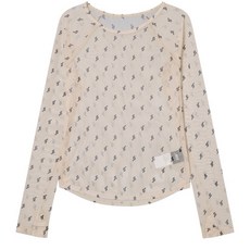 JILLSTUART 女式運動標誌圖案分層 T恤