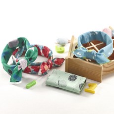 KKAKKUNGNORITER Peekaboo 兒童小方巾4件組 B組合