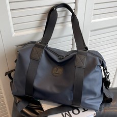 With Whale 露營旅行用旅行波士頓行李袋, 海軍藍, 1個