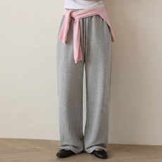 Pippin 女款後口袋貼片寬版鬆緊長褲 711180