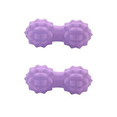 Naya Style 居家訓練瑜珈雙顆按摩球 YGYP-77-4, 紫色, 2個