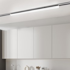 WONHA T-road 軌道燈 T7 900mm T-line 日光色 三星晶片 無頻閃 LED25W, 黑色