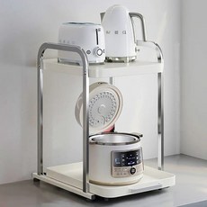 living M 雙層滑動層架 LSH-09, 白色, 1個