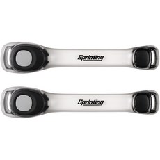 sprinting LED 臂帶 2入, 黑色, 1組