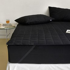 쁘리엘르 플랫 워싱 누비 패드, 번트블랙