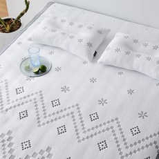 어바웃코지 눈꽃 냉감패드, 그레이