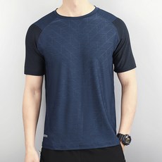 男款DM圖案運動跑步短袖T恤