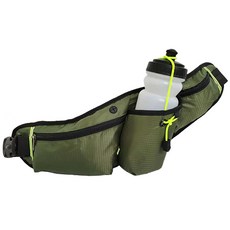 스포츠 피트니스 방수 등산 러닝 조깅 사이클링 벨트 힙색, 카키, 1개