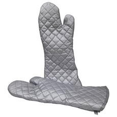 烹飪隔熱手套 H_RD_89, 銀, 1個