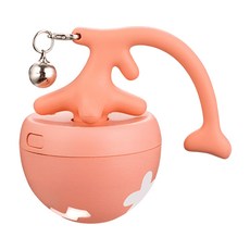 Bayler 魚骨翻滾球 重力感應自動逗貓球, 粉色, 1個