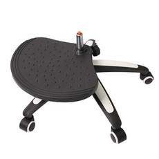 책상 발받침 자세교정 보조 의자, 블랙