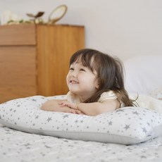 ahtty blanc 孩童印花寬枕頭+枕頭套 2入, Galaxy Star