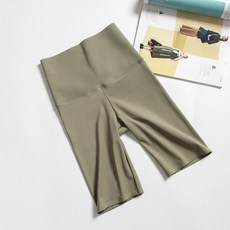 STAR 女款自行車提臀五分緊身褲