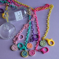 微笑吊飾口罩掛繩 5入組