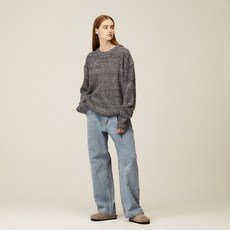 Iter 男女通用撞色圓領針織衫