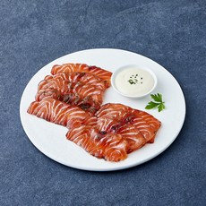 바른씨 비트 그라브락스 연어회 130g + 홀스래디쉬 소스 40g 세트 (냉장), 1세트