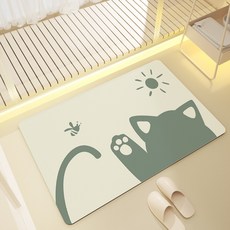 P31 防滑簡約地墊 3, 貓咪款, 1個