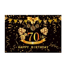 賽勒涅月亮黑金派對橫幅, A06