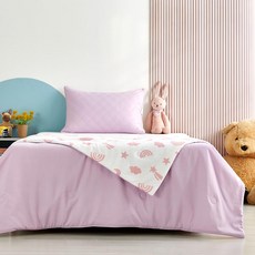 Modern House Mami Hug 柔軟水洗輕薄四季被 夢幻樂園, 粉紅色