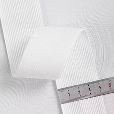 코오미 두꺼운 고탄성 의류 수선용 넓은 밴드 4cm x 10m 6W0104, 1개, 화이트