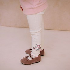 milkmile Esther Bunny 女童款 小櫻桃羅紋內搭褲