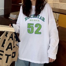 52 락스타 스크래치 임산부 긴소매 티셔츠