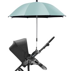 360度可調嬰兒車遮陽傘, 1個, 薄荷綠