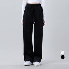 Awesomearound 女款舒適燈芯絨內刷毛抽繩寬褲