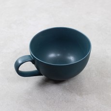 Dalsogum 陶瓷拿鐵杯 咖啡馬克杯 350ml, 1個, 午夜藍