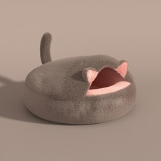카르노코리아 반려동물 캣 보들 하우스, 브라운, 1개
