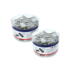 morning glory 銀色長尾夾, 2套