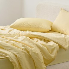 韓國 amante 韓國產 Super Cotton 60支高密度棉車縫被, 黃色
