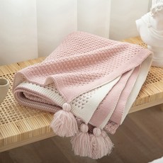 彩色沙子針織毯