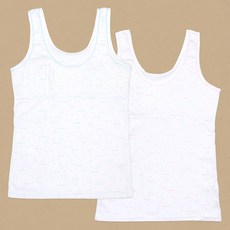 Kleinwald 女童雲朵學生內衣背心 第1階段 2件組 114