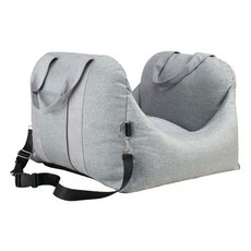 PETRONG 寵物車用汽車座墊 攜帶式, 淺灰, 1個