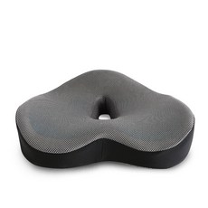 PRIELLE 人體工學記憶海綿坐墊, 灰色
