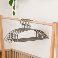 아임홈리빙 어깨뿔방지 라운드 소프트 480 옷걸이, 그레이, 30개