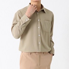 지지블랙 남성용 데이즈 소프트 링클프리 빅사이즈 무지 스판 남방