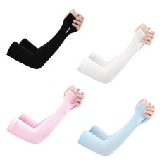 Monster 袖套 4件組, 黑色, 白色, 粉紅色, 藍色