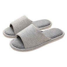 ARYKO 條紋 室內拖鞋, 藍灰色, 1雙