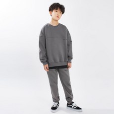 GHOST REPUBLIC 孩童半切口運動衫訓練上下套裝 JTS 19222