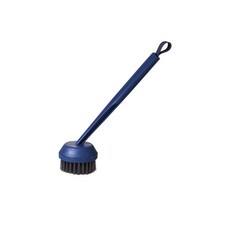 快速打掃廚房清潔可拆長柄刷 硬毛, 02單深藍, 1個