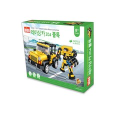 디고블럭 레이싱카 레고호환블록 Z04, 혼합색상, 1개