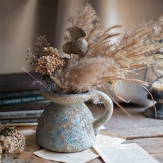 復古盛開花瓶, 混色