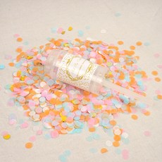 파티짱 플라워샤워 축포 컨페티, 오렌지믹스, 1개