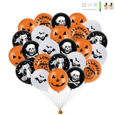 MINITTINE 萬聖節派對氣球, 隨機出貨, 100個