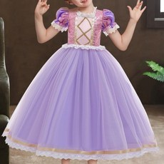 Iyumong 女童 Dimerin 亮片蕾絲公主裙