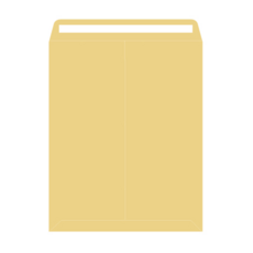 製造信封的人們 自黏式雙面方底袋 雙面膠帶 9開 100入, B5, 1個