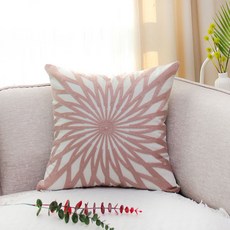 느다넬 인테리어 고급 소파 쿠션, 핑크썬